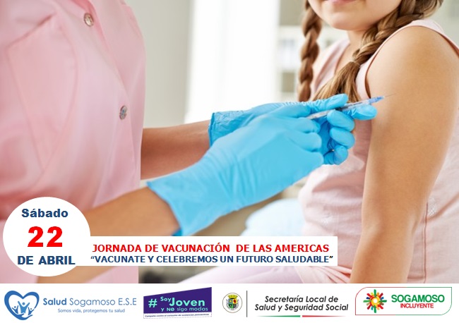 El próximo 22 de abril se desarrollará  la gran jornada de vacunación de las Américas