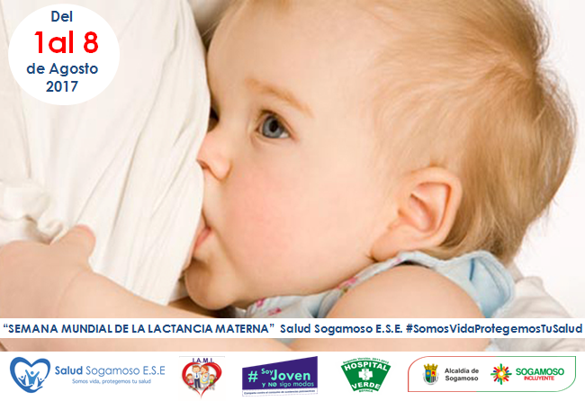 Salud Sogamoso E.S.E., se une a la semana mundial de la Lactancia Materna