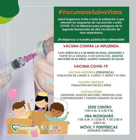 #VacunarseSalvaVidas