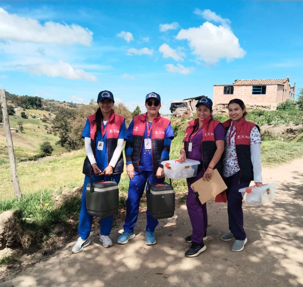 ¡La vacunación llega casa a casa en zona rural y urbana de nuestro municipio!